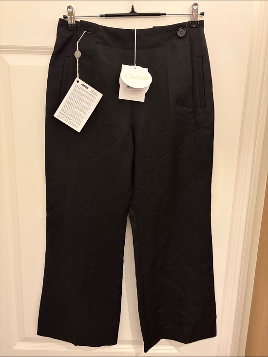 Chloe Pants - NWT Chloe cropped wool/linen trousers